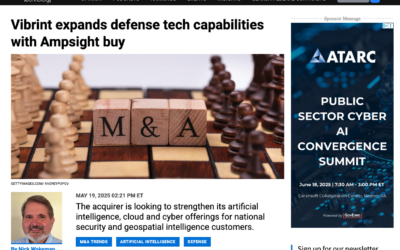 (Washington Technology) Vibrint expands defense tech capabilities with Ampsight buy
